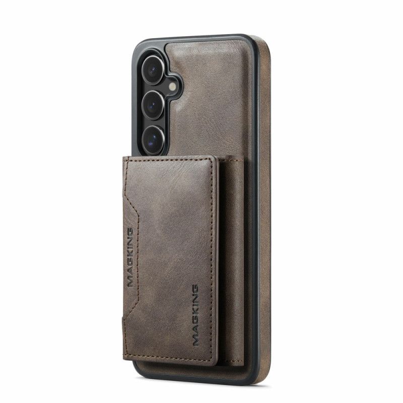 Coque Samsung Galaxy S25 FE Compatible MagSafe Portefeuille Détachable MAGKING