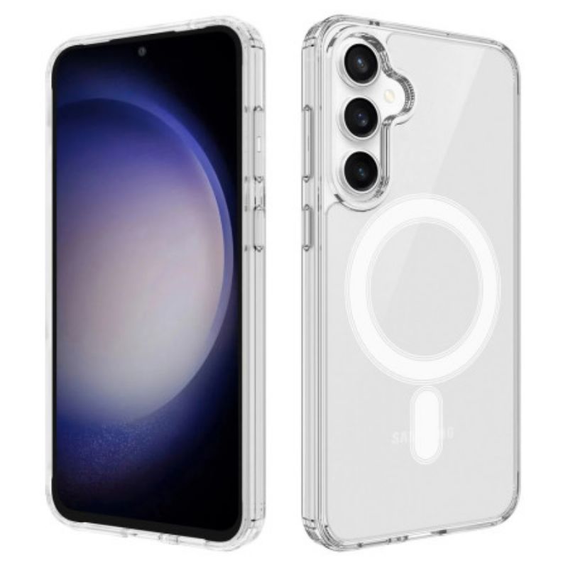 Coque Samsung Galaxy S25 FE Compatible MagSafe Transparente