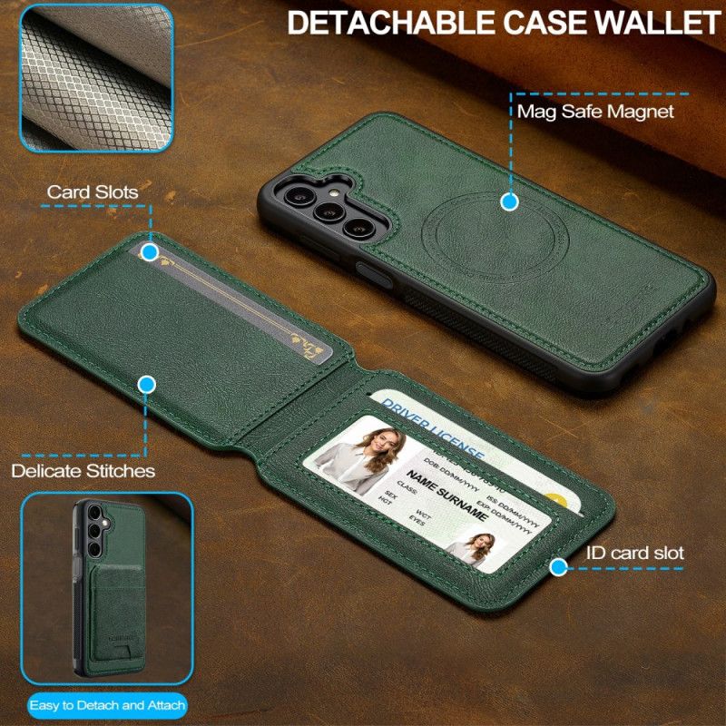 Coque Samsung Galaxy S25 FE Magnétique avec Porte-Cartes Détachable