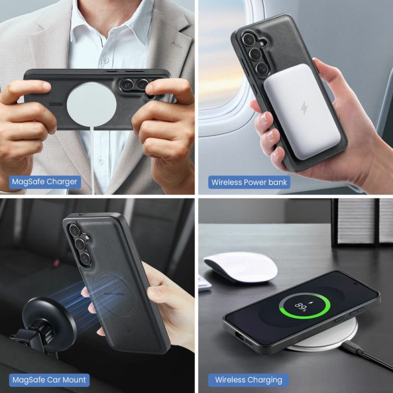 Coque Samsung Galaxy S25 FE Magnétique Porte-Cartes Détachable