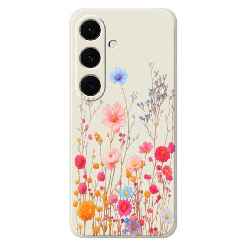 Coque Samsung Galaxy S25 FE Silicone Fleurs des Champs