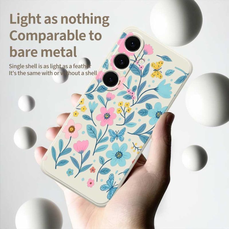 Coque Samsung Galaxy S25 FE Silicone Floralie