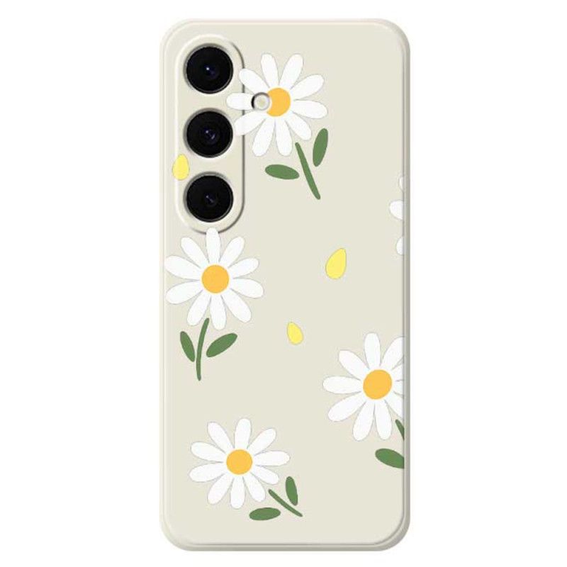 Coque Samsung Galaxy S25 FE Silicone Marguerites