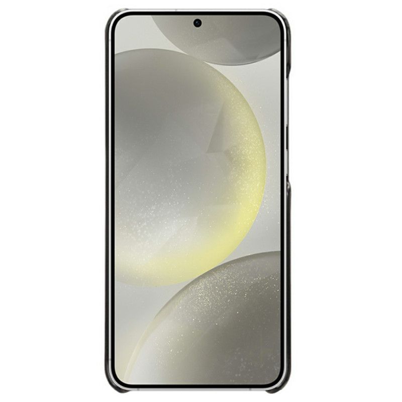 Coque Samsung Galaxy S25 Plus 5G Effet Cuir Porte-Cartes