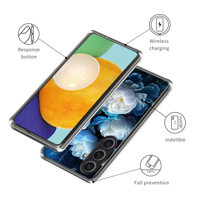 Coque Samsung Galaxy S25 Plus 5G Pivoine Blanche