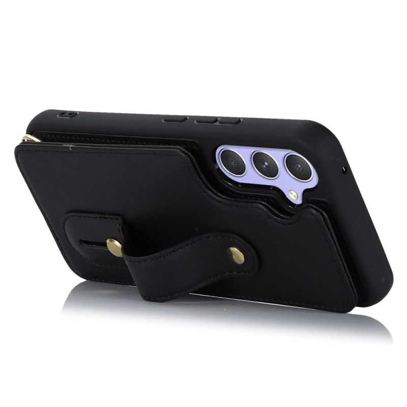 Coque Samsung Galaxy S25 Plus 5G Porte-Cartes et Sangle