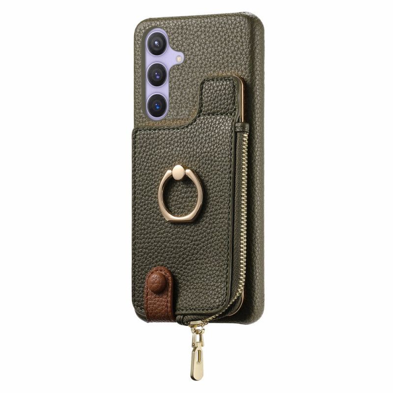 Coque Samsung Galaxy S25 Plus 5G Portefeuille avec Support Magnétique