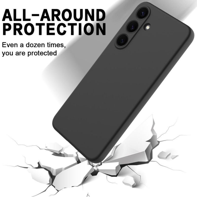 Coque Samsung Galaxy S25 Plus 5G Silicone Liquide à Lanière