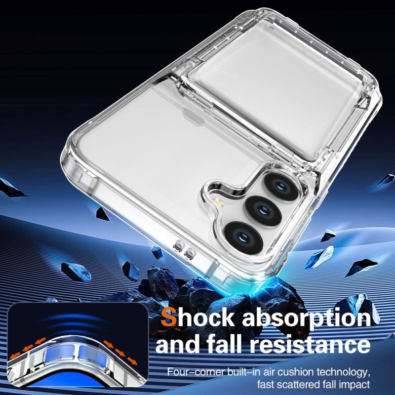 Coque Samsung Galaxy S25 Plus 5G Transparente Porte-Cartes