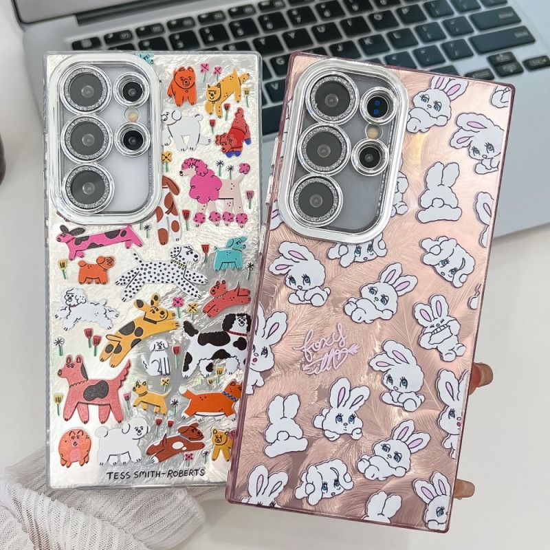 Coque Samsung Galaxy S25 Ultra 5G Astronaute avec Film Protecteur d'Objectif