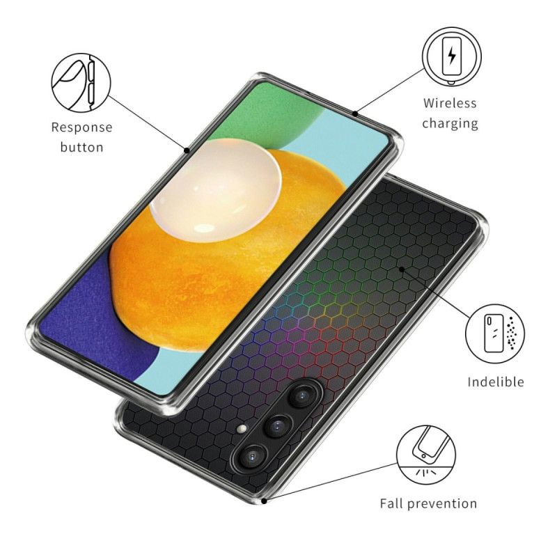 Coque Samsung Galaxy S25 Ultra 5G Nid d'Abeille Coloré