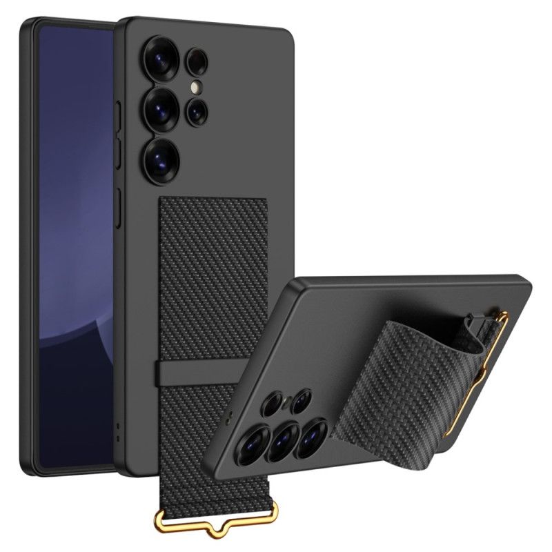 Coque Samsung Galaxy S25 Ultra 5G Sangle et Support GKK