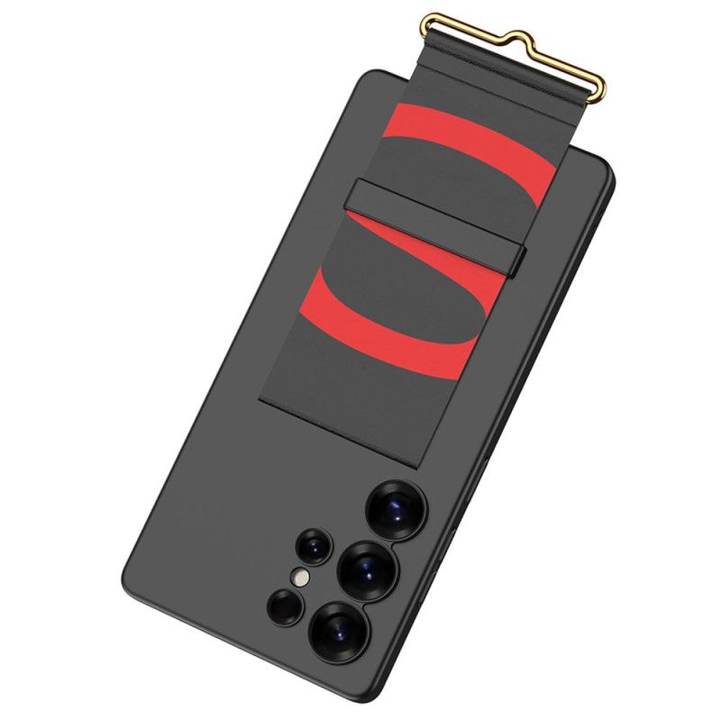 Coque Samsung Galaxy S25 Ultra 5G Sangle et Support GKK