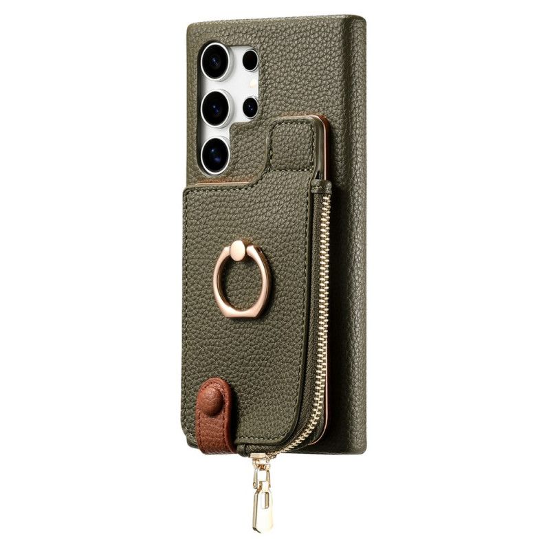 Coque Samsung Galaxy S25 Ultra 5G Simili Cuir Portefeuille