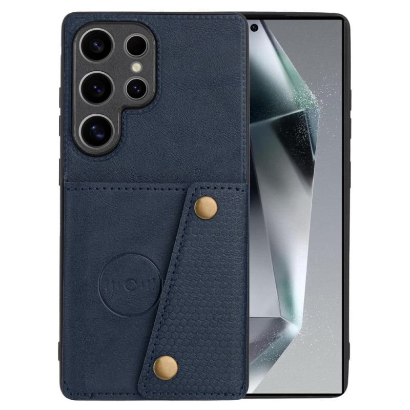 Coque Samsung Galaxy S25 Ultra 5G Style Rétro Porte-Cartes