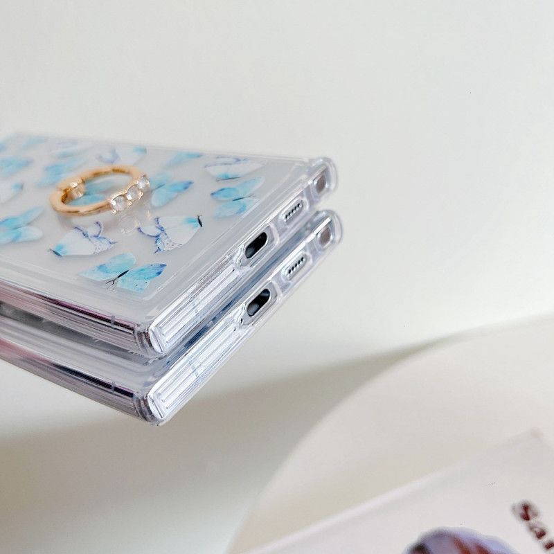 Coque Samsung Galaxy S25 Ultra 5G Support Anneau à Motif