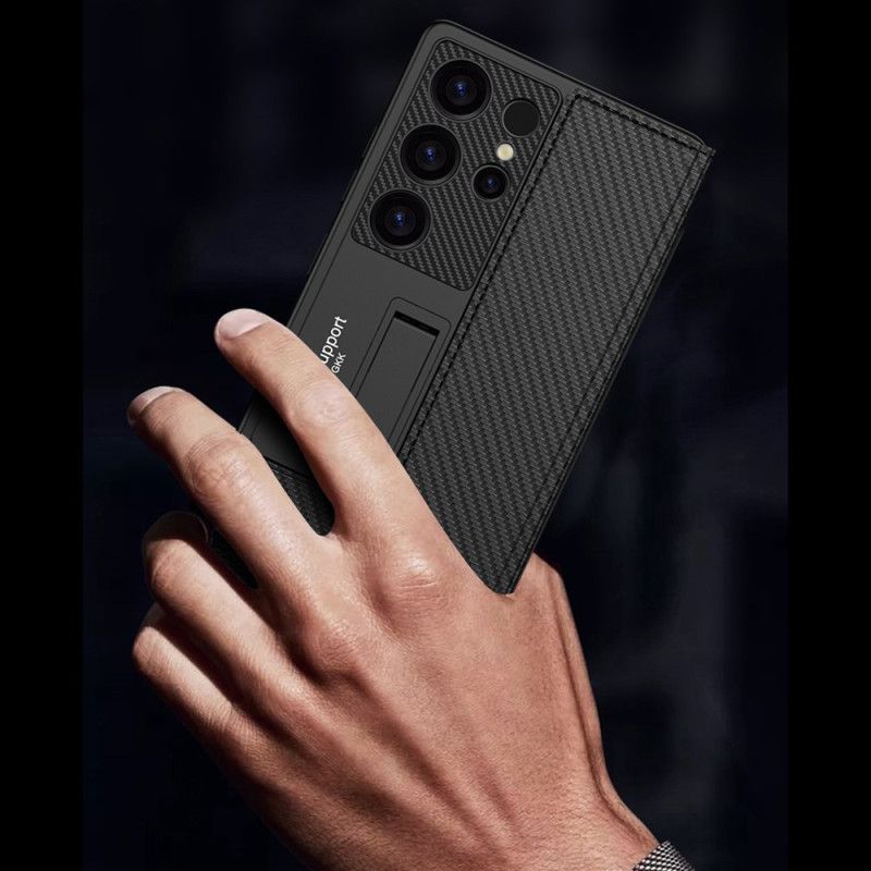 Coque Samsung Galaxy S25 Ultra avec Porte-Cartes et Support GKK