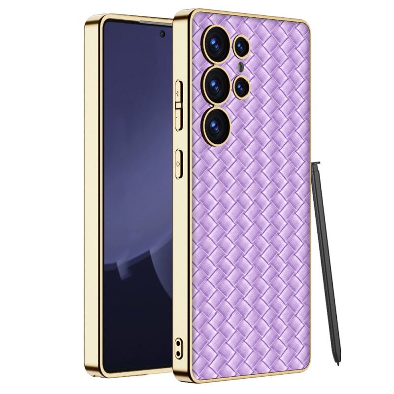 Coque Samsung Galaxy S25 Ultra Texture Tissée