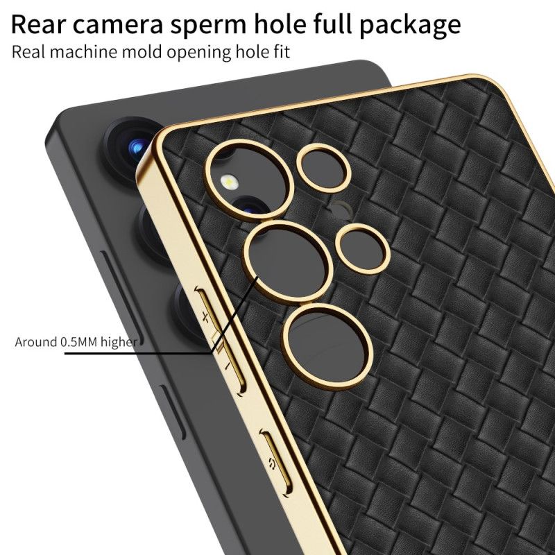 Coque Samsung Galaxy S25 Ultra Texture Tissée