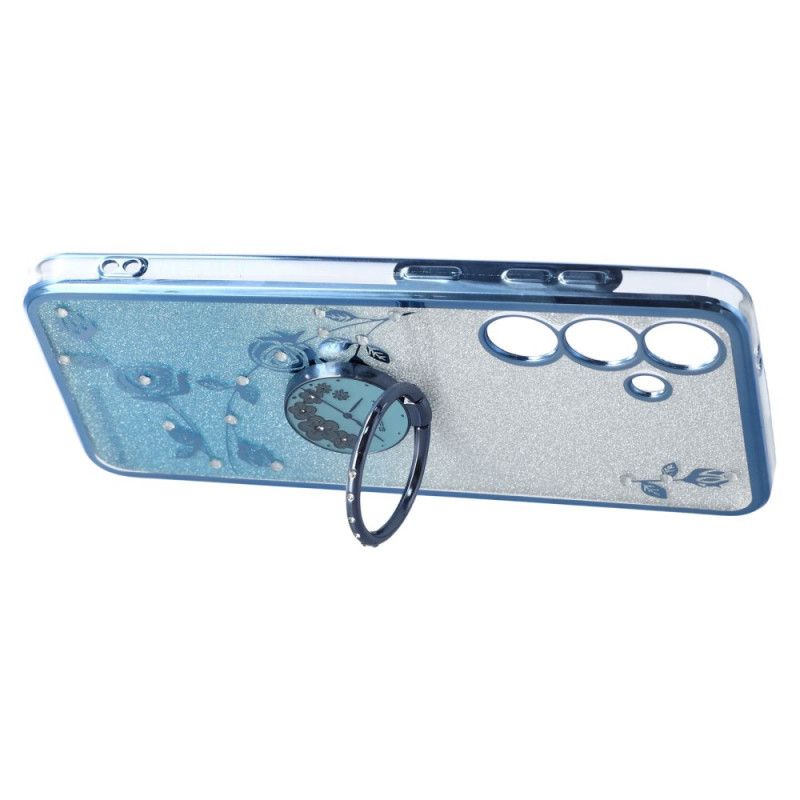 Coque Samsung Galaxy S26 Anneau-Support Paillettes KADEM