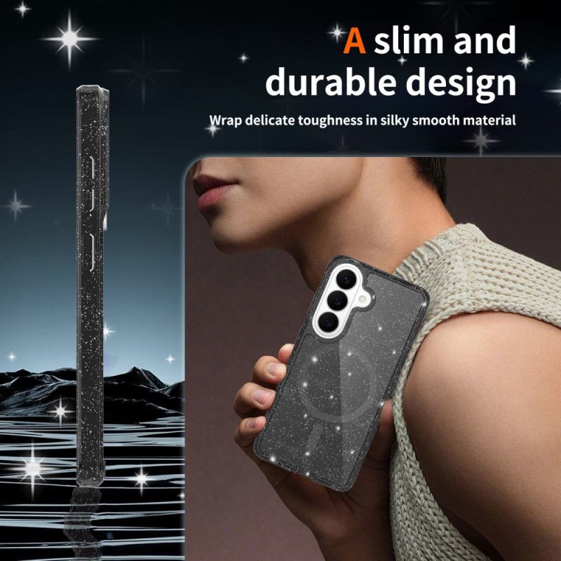 Coque Samsung Galaxy S26 Magnétique à Paillette