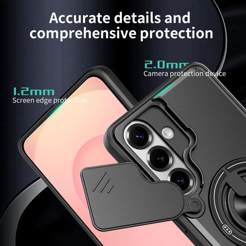 Coque Samsung Galaxy S26 Magnétique Anneau-Support Pliable et Protection Caméra