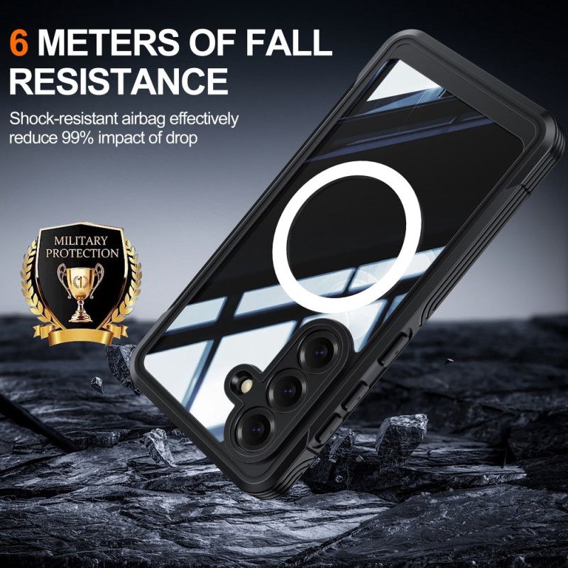 Coque Samsung Galaxy S26 Magnétique avec Film Protecteur en Verre Trempé