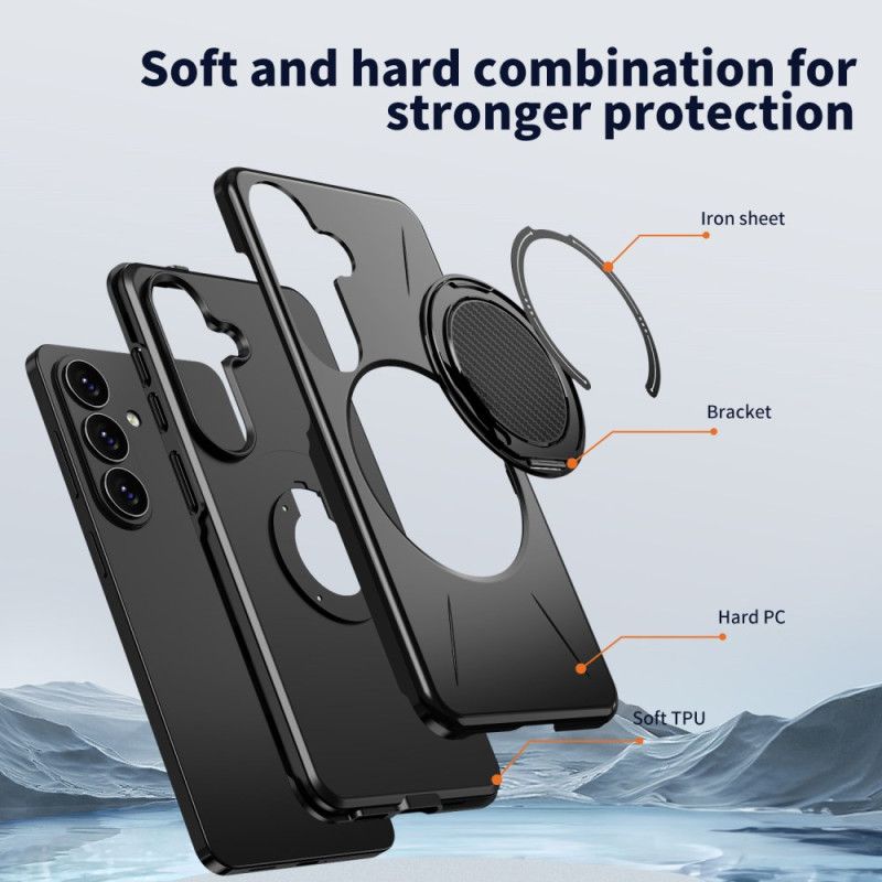 Coque Samsung Galaxy S26 Magnétique avec Support Rotatif