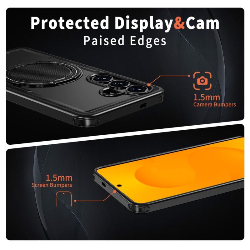 Coque Samsung Galaxy S26 Magnétique et Support Rotatif 360