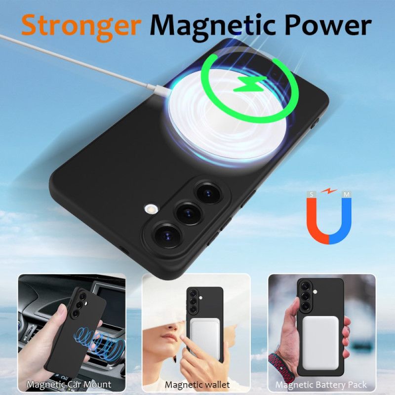 Coque Samsung Galaxy S26 Magnétique Silicone Liquide