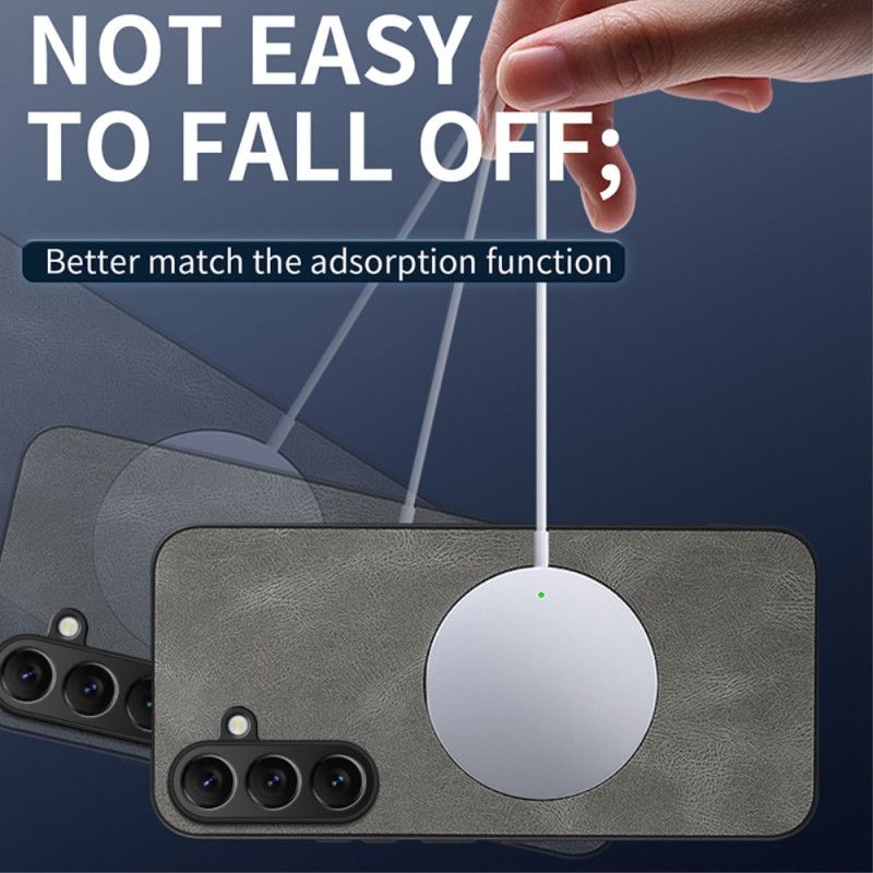 Coque Samsung Galaxy S26 Magnétique Texture Nappa