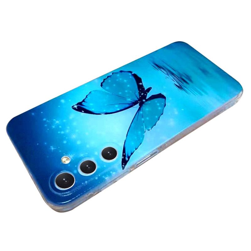 Coque Samsung Galaxy S26 Papillon Bleu