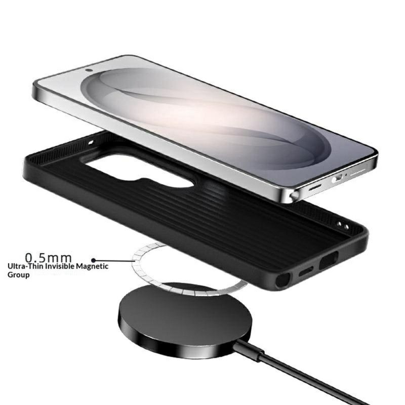 Coque Samsung Galaxy S26 Plus Magnétique Fibre Carbone ABEEL