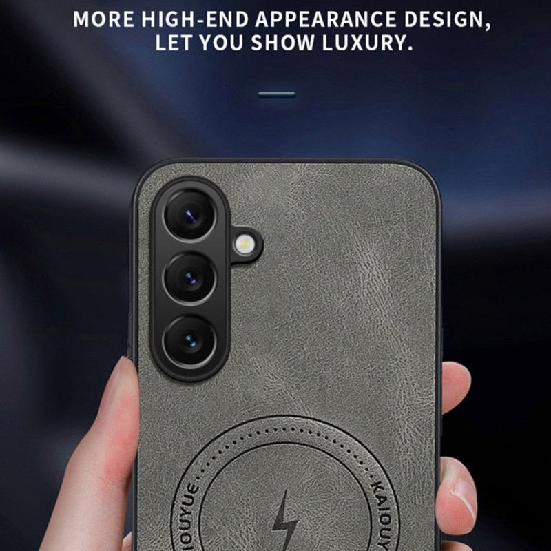 Coque Samsung Galaxy S26 Plus Magnétique Style Cuir