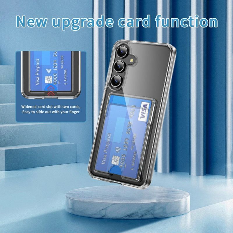 Coque Samsung Galaxy S26 Plus Transparente avec Porte-Carte