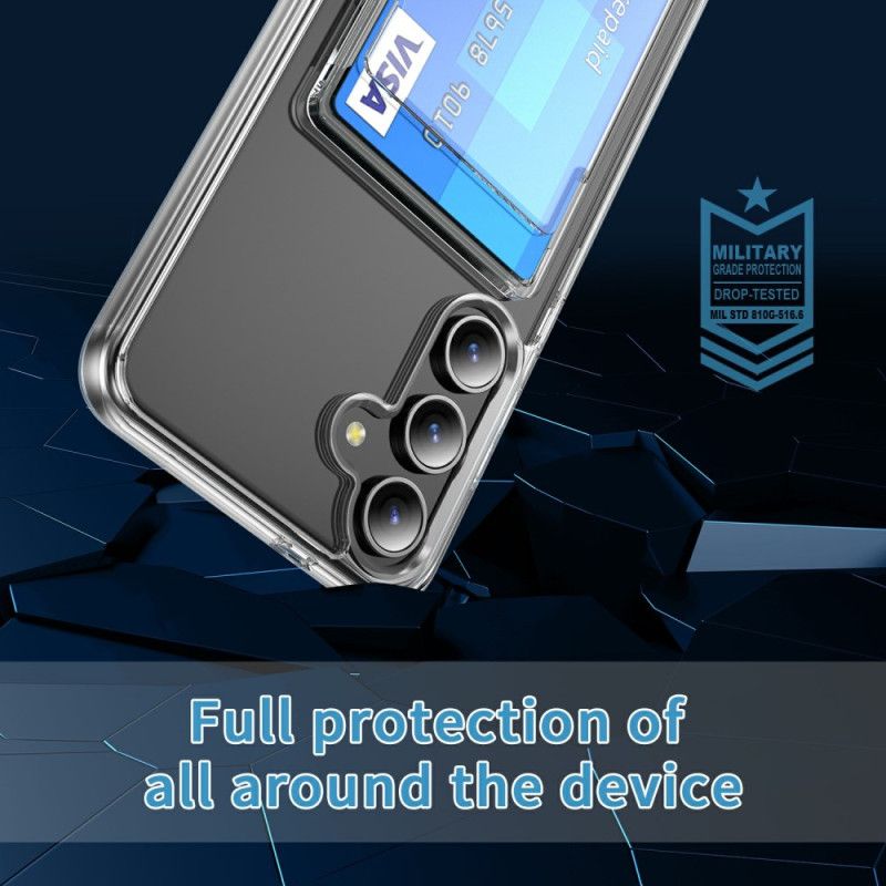Coque Samsung Galaxy S26 Plus Transparente avec Porte-Carte