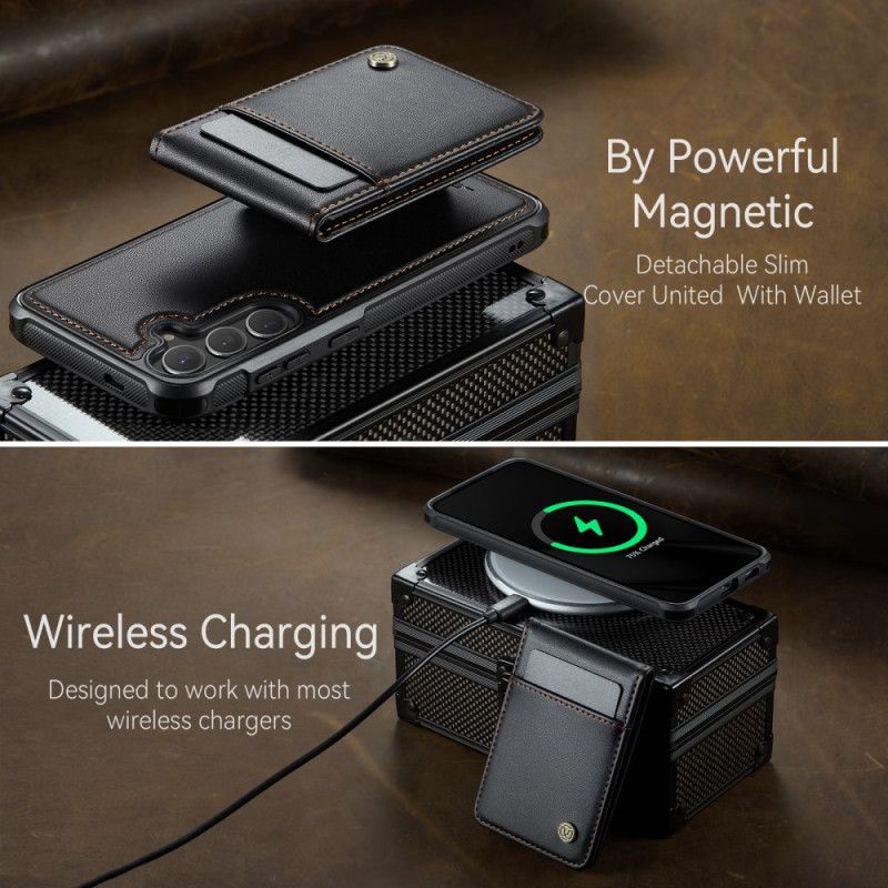 Coque Samsung Galaxy S26 Porte-Cartes RFID JEEHOOD