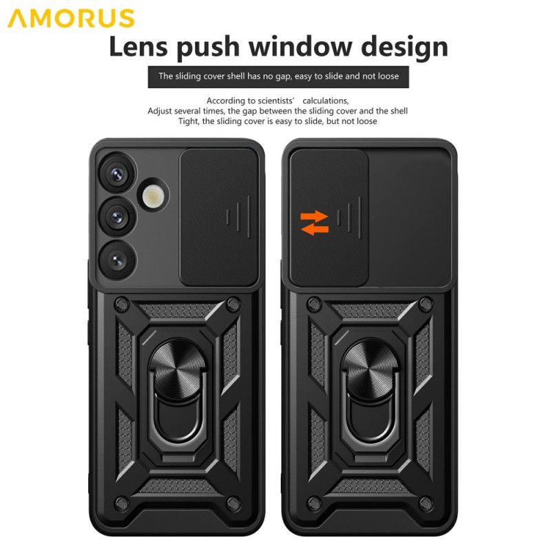 Coque Samsung Galaxy S26 Protection Caméra Coulissante et Support Intégré
