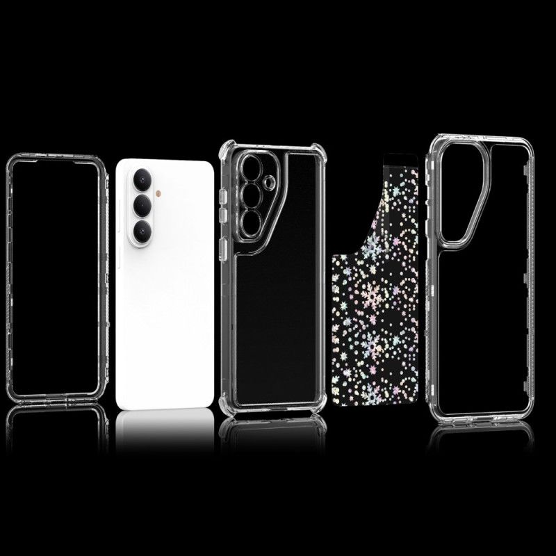 Coque Samsung Galaxy S26 Transparente avec Film Holographique