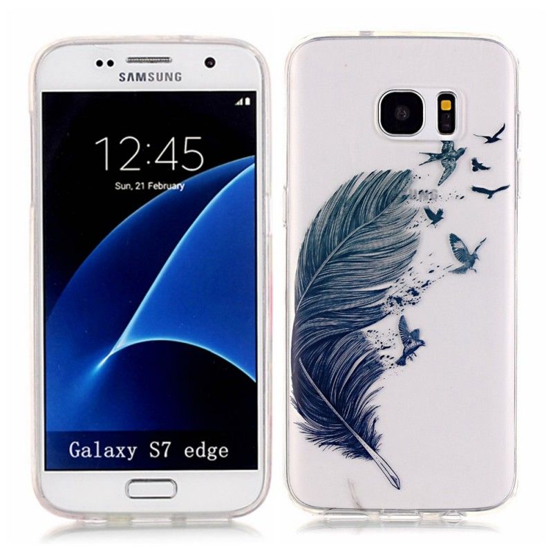 Coque Samsung Galaxy S7 Edge Légère Plume