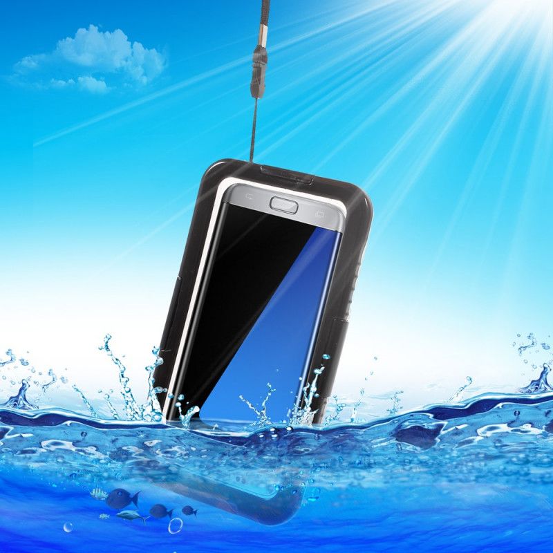 Coque Samsung Galaxy S7 Edge Waterproof Avec Lanière