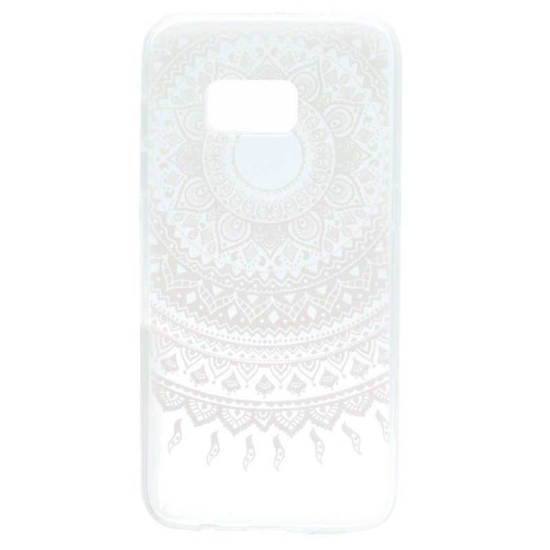 Coque Samsung Galaxy S7 Transparente Mandala Coloré