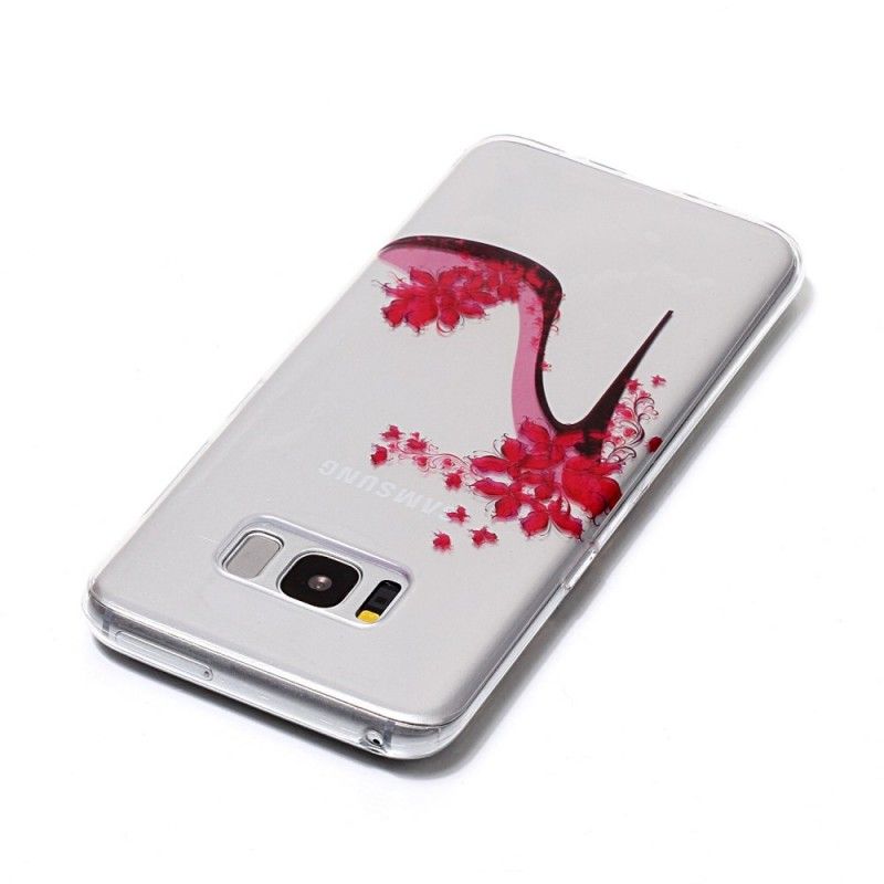 Coque Samsung Galaxy S8 Escarpin Fleuri