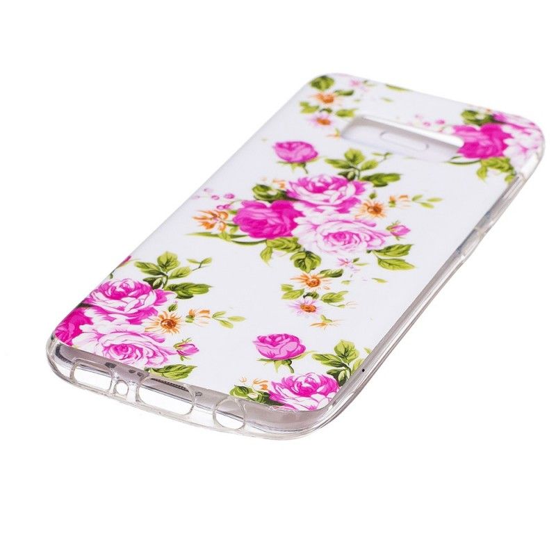 Coque Samsung Galaxy S8 Fleurs Liberty Fluorescente