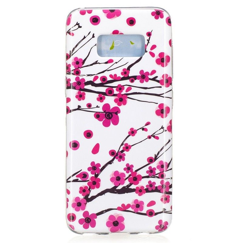 Coque Samsung Galaxy S8 Flowers Fluorescente