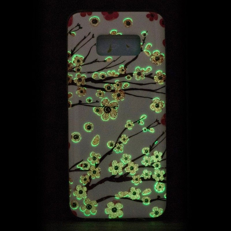 Coque Samsung Galaxy S8 Flowers Fluorescente