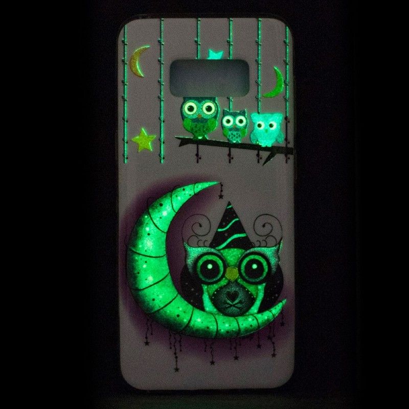 Coque Samsung Galaxy S8 Hiboux En Délire Fluorescente