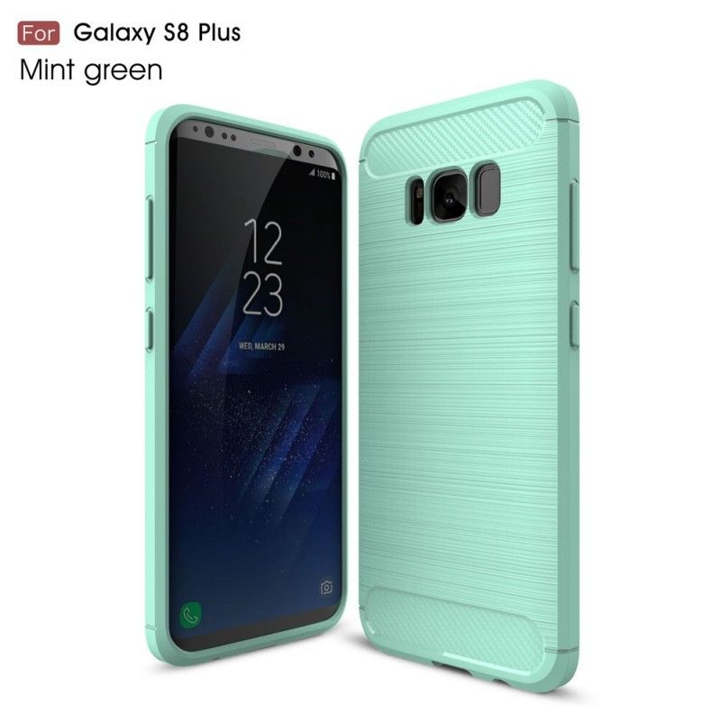 Coque Samsung Galaxy S8 Plus Fibre Carbone Brossée