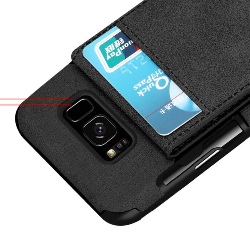 Coque Samsung Galaxy S8 Porte-cartes Rabattable