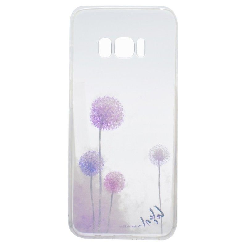 Coque Samsung Galaxy S8 Transparente Pissenlits Colorés